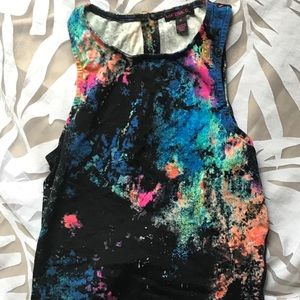 Material Girl Tye Dye Crop Top